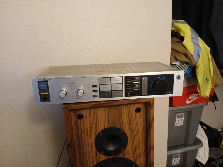 Kenwood Ka-71 Amplifier And Cerwin Vega Dx1 Series