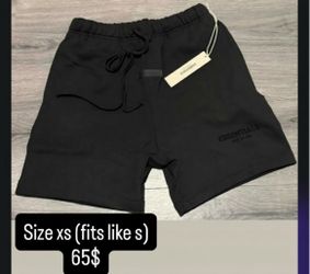 Essential  fear of god Black shorts XS