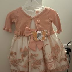 Pink / Peach Infant Dress