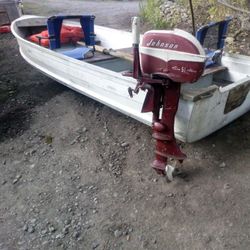 12' Seamaid Aluminum Boat 