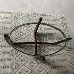 Coffee Table - Glass And Dark Brown Wood