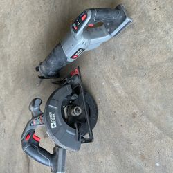 Porter Cable Reciprocating and Circular Saws
