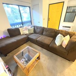 FREE brown sectional couch