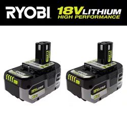 Ryobi ONE+ HP 18V HIGH PERFORMANCE Lithium-Ion 6.0 Ah Battery (2-Pack)
