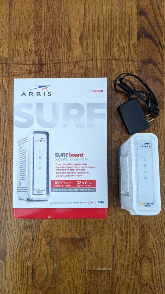Arris Surfboard SB8200 DOCSIS 3.1 Cable Modem for Sale in Seattle, WA