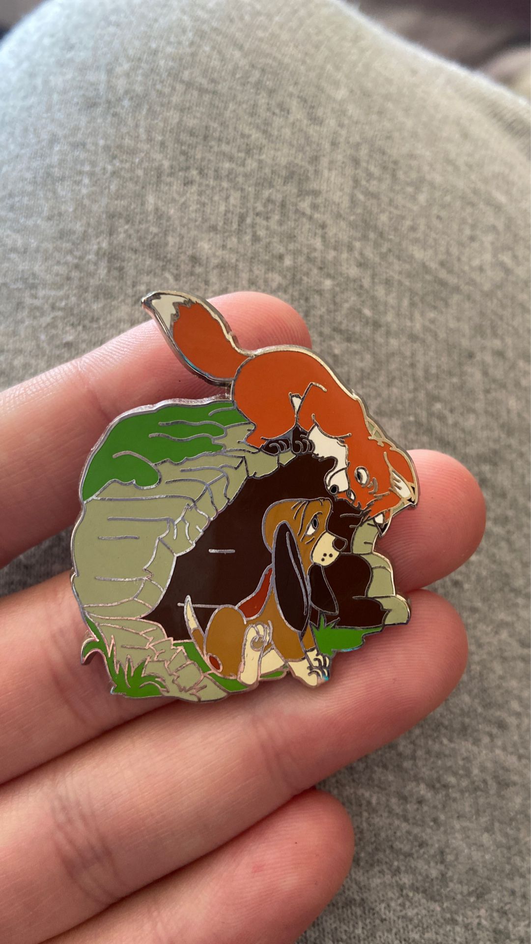 Fox and the hound Disney pin