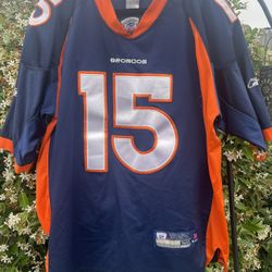 Broncos #15 Tebow Jersey Size 50