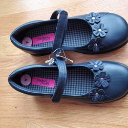 New Dress Shoes Girls Size 4 Kids Navy Blue