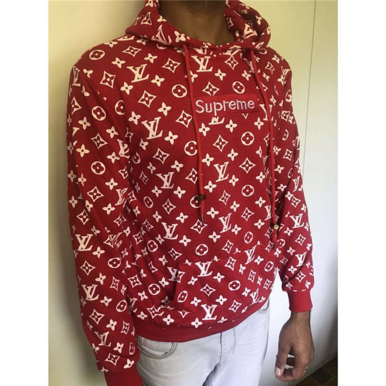 Red Hoodie Fits Size Small, Same Day Shipping