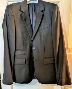 NEW With Tags.....Cartier ~ Men's Black 2-Button Uniform Dress Wool Blazer Size 48R