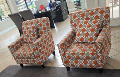 Pair of Upholstered Accent Chairs