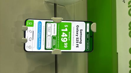 Samsung galaxy s25 fe take it for only $149.99 when you get a new line with cricket today !!!