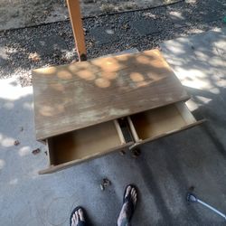 Art Deco Coffee Table. 2 Drawers. 
