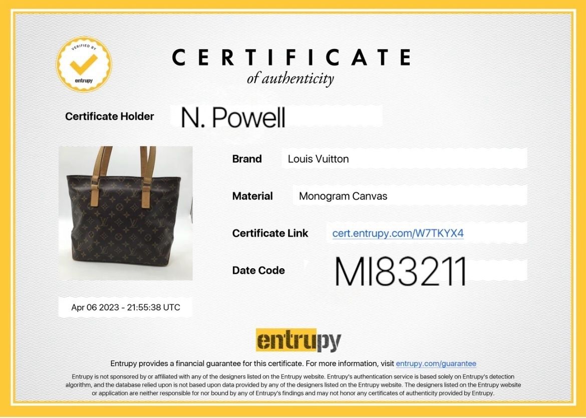 NWT Louis Vuitton Monogram Cabas Piano handbag