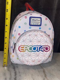 New Disney Parks Epcot Loungefly Mini Backpack Purse