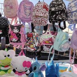 Mini Backpacks, Plush Backpacks, Fluffy Handbags