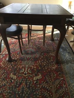 Extendable Table, all wood, no mfd
