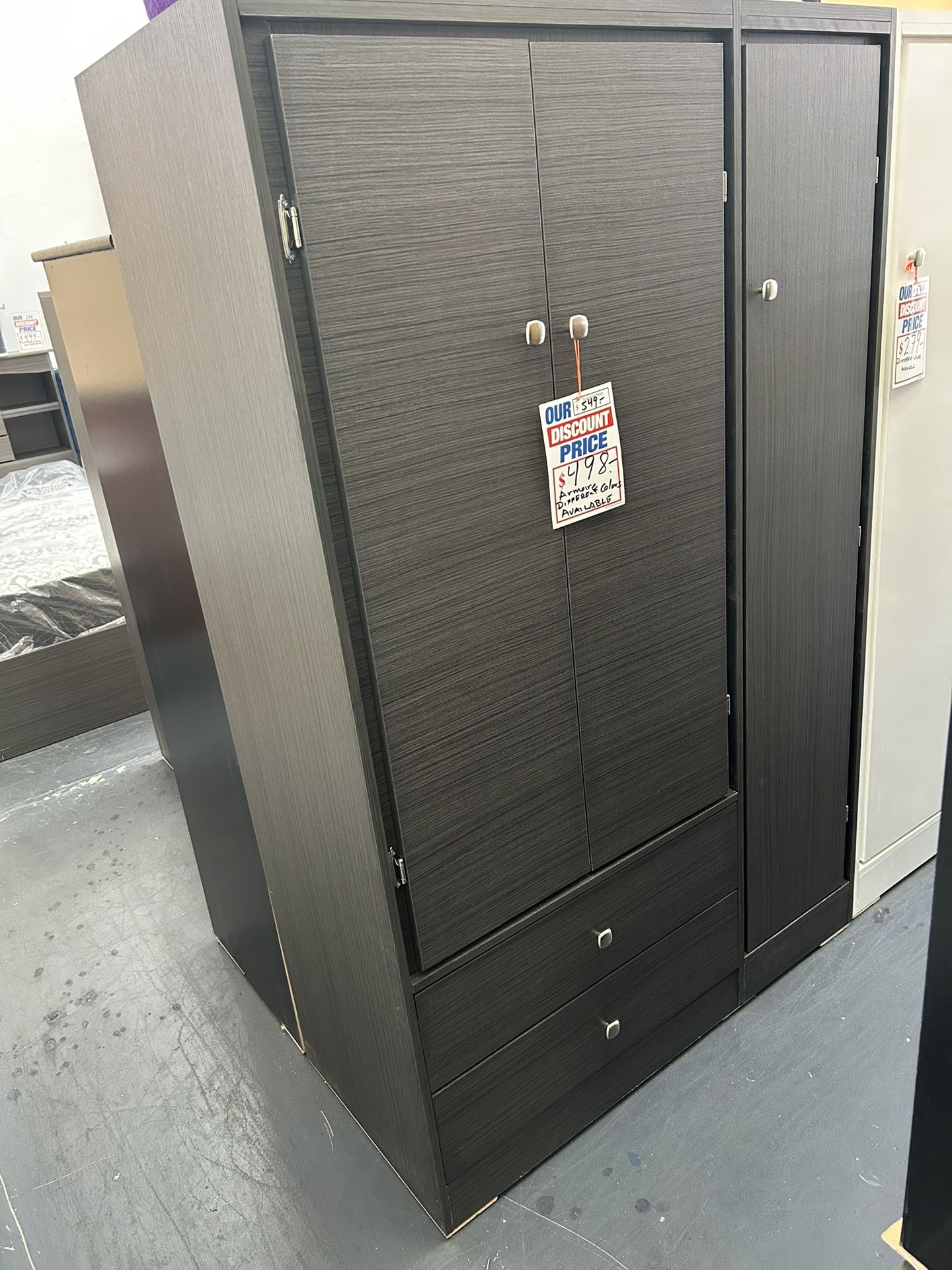 Wardrobe Armoire Available In Different Colors 