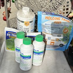 Free RV Camper Septic Holding Tank Digester & Pods