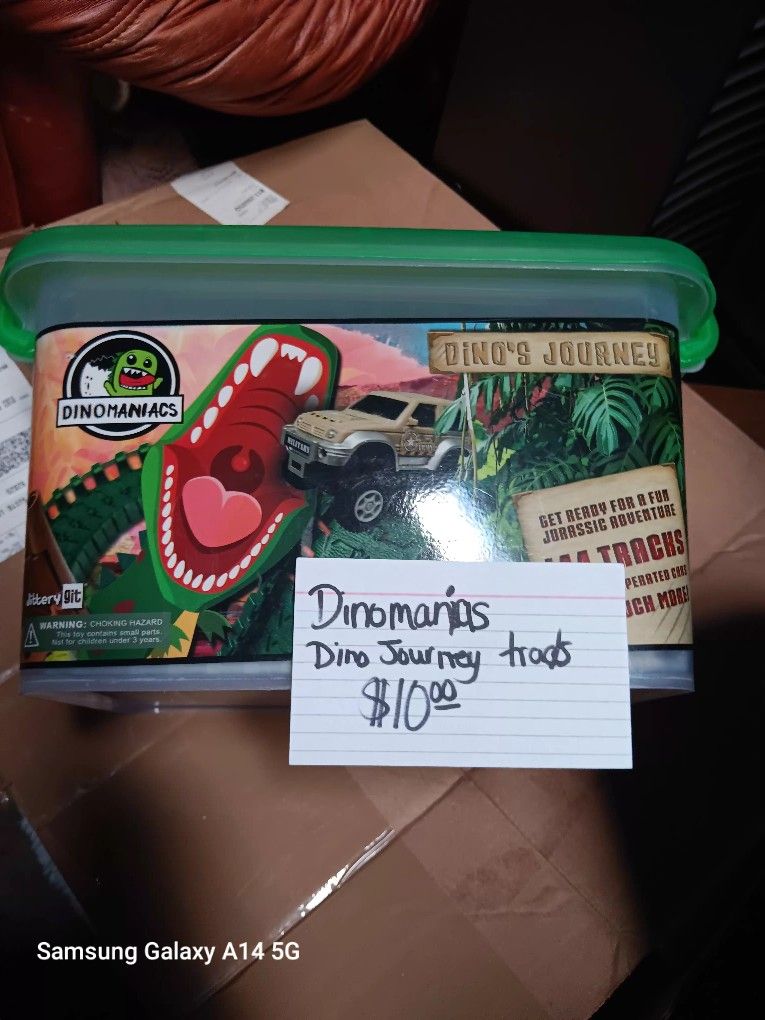 Toy Container With Tracks And More