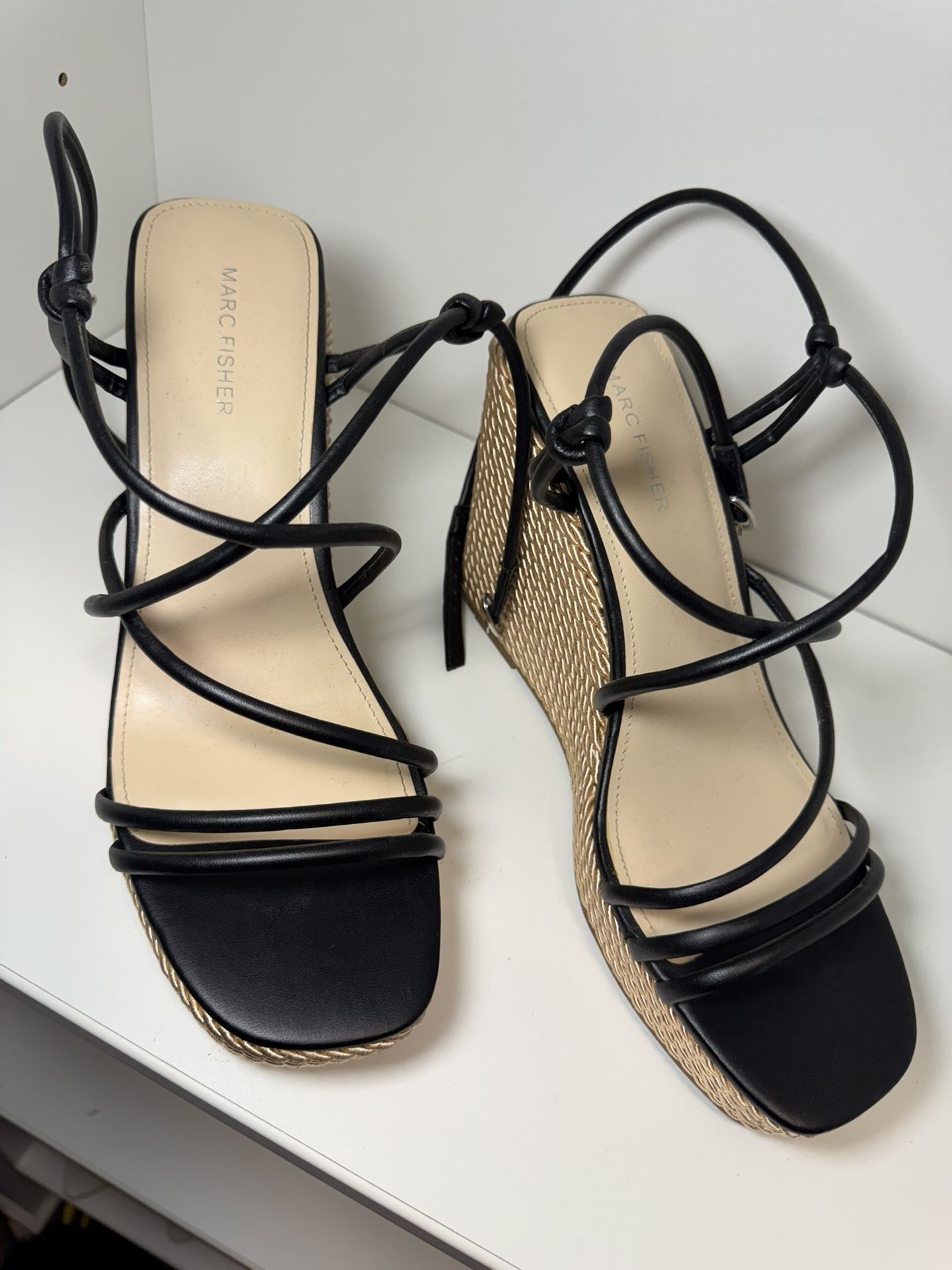 Strappy Platform Wedges - Size 11