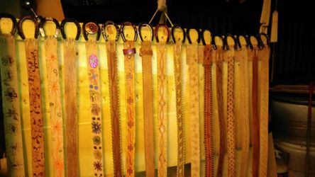 Belts hand made and unique