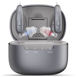 Rechargeable OTC Hearing Aids for Seniors, Smart Chip Noise Cancellation