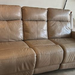 One Piece Leather Couch