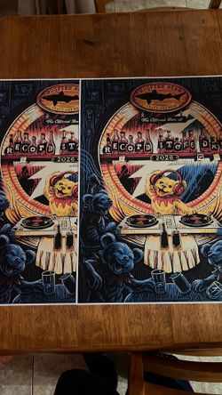 2 record day greatful dead posters