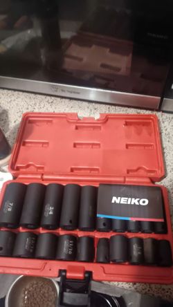 Neiko 3/8 socket set for impact