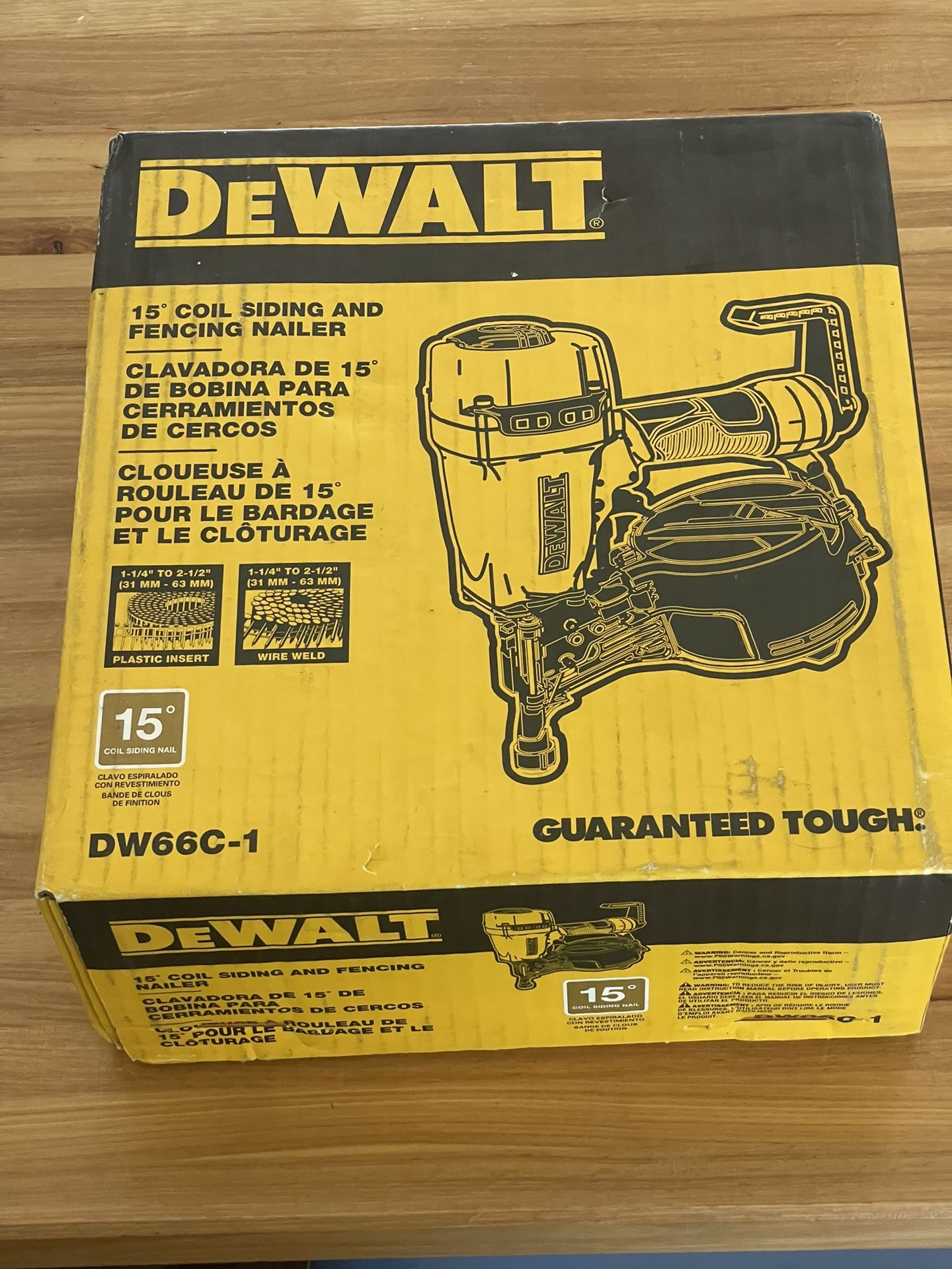 Dewalt Coil Siding And Fencing Nailer