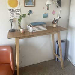 Light Wood Standing Desk