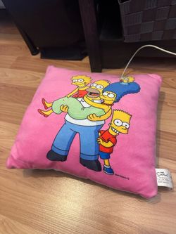 Universal Studios the Simpsons Chippos Hippo Chip Bag Blue, 11-inch Plush Pillow