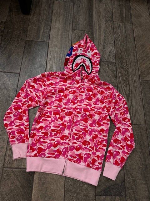 Pink BAPE JACKET Sz LARGE