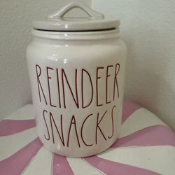 RAE DUNN REINDEER SNACKS 