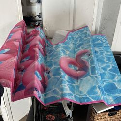 Pink Flamingo Windshield Sunshade, 58x27in Sun Protector