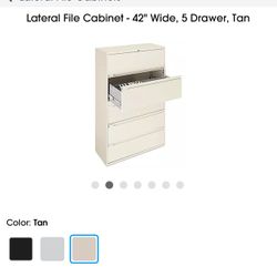 42” File Cabinet 