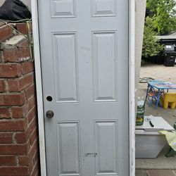Exterior Door Garage Outside