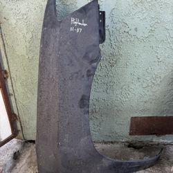 2001-2007 Toyota Highlander Passenger Side Fender 