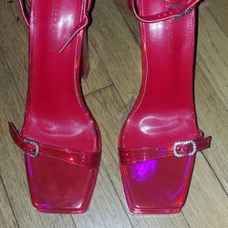 Azalea Wang Red Heels Size 8 Brand New