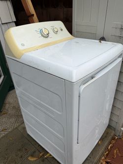 GE Electric Dryer White