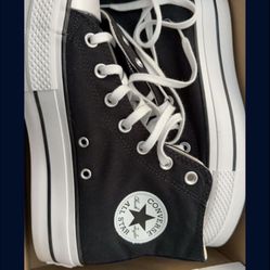 Black & White Converse Hight Top Women’s Shoes