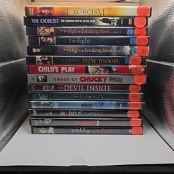 PELICULAS DE TERROR  (DVD)  $1 CADA UNA 