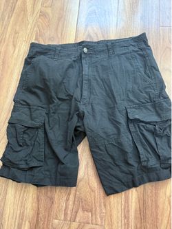 CSG Black Ripstop Cargo Shorts Size 36 – Excellent Condition
