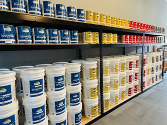 Paint & primer ultra white satin $99.99 Kelly Moore