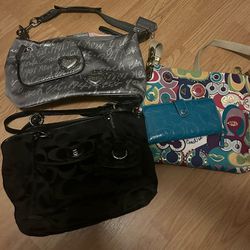 Coach Bags And Wallet Bundle 
