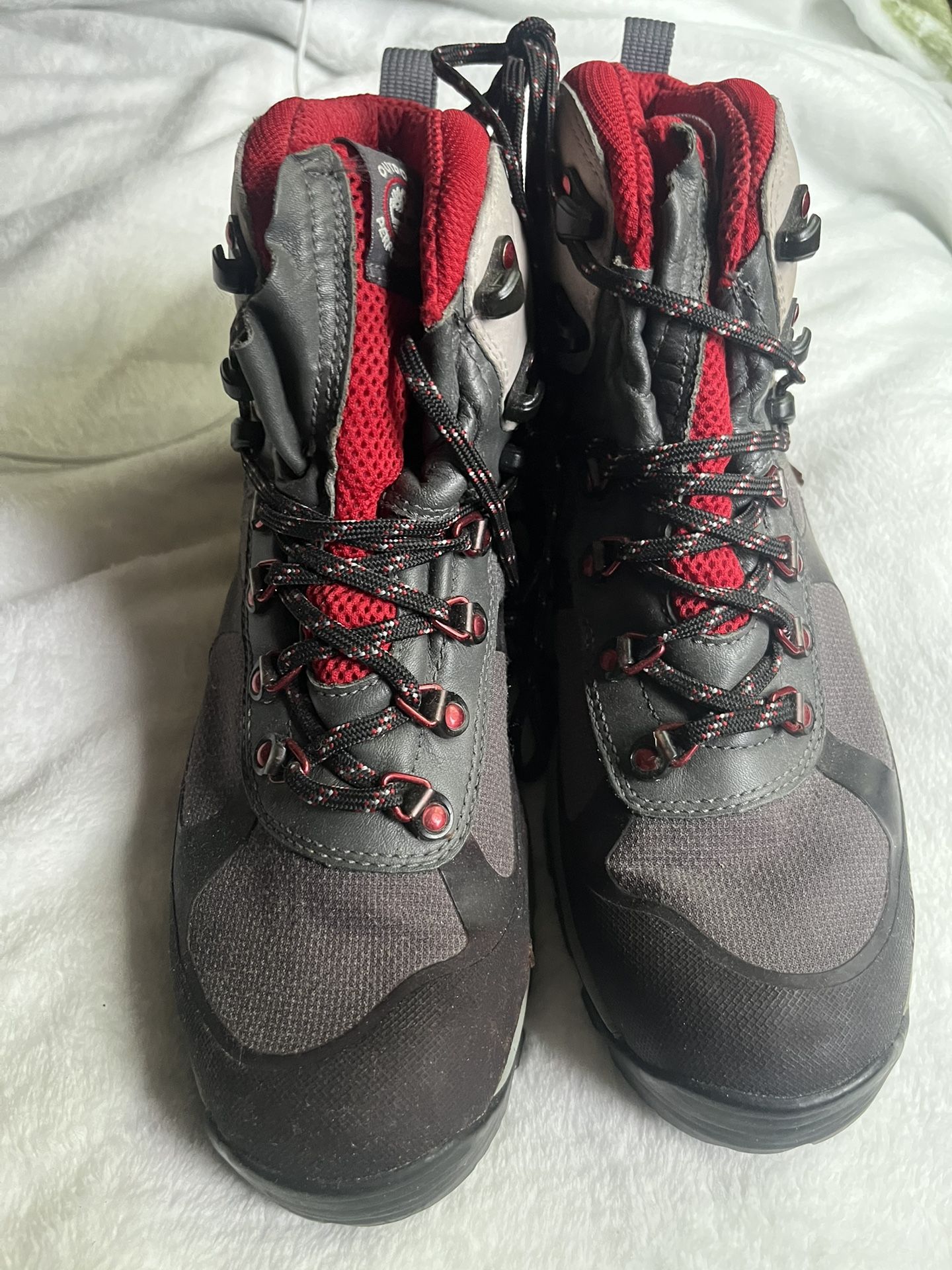 Women’s Timberland Hiking Boots - Red and Black