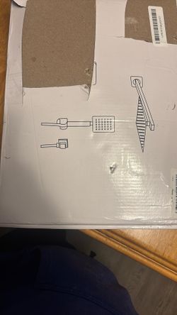 Rain Fall Shower Head With Tub Attached