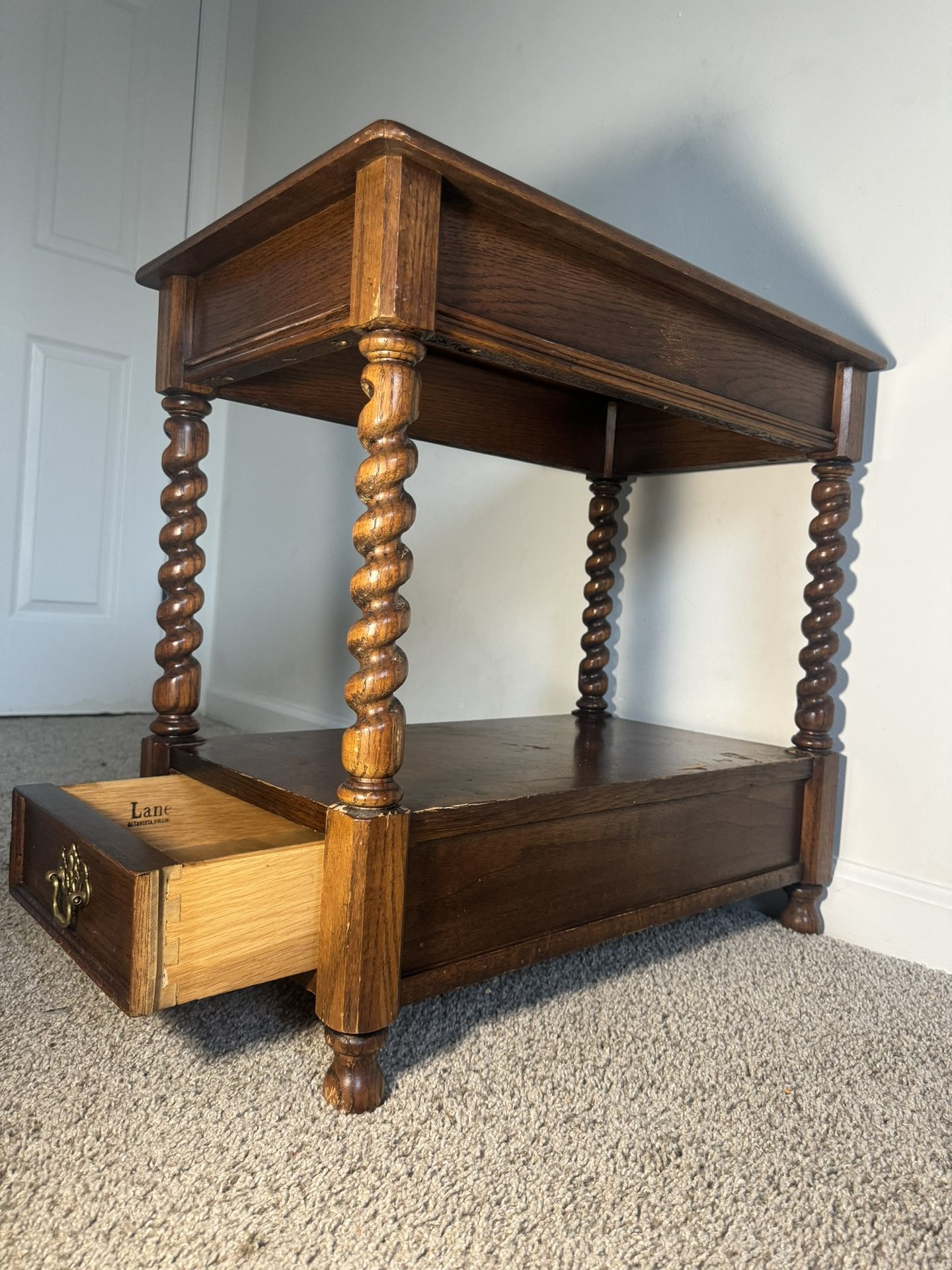 ANTIQUE SOLID WOOD TWIST tablet