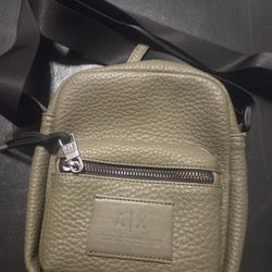 Armani Exchange Olive Green Side Bag